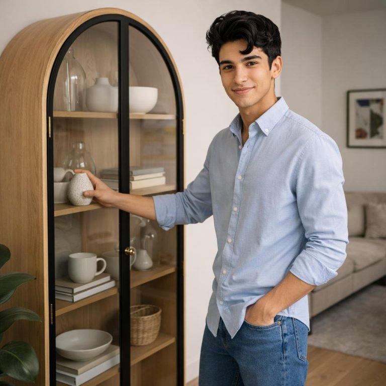 Arched Display Cabinet
