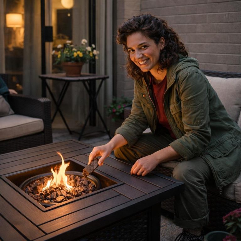 Fire-Pit Conversation Table