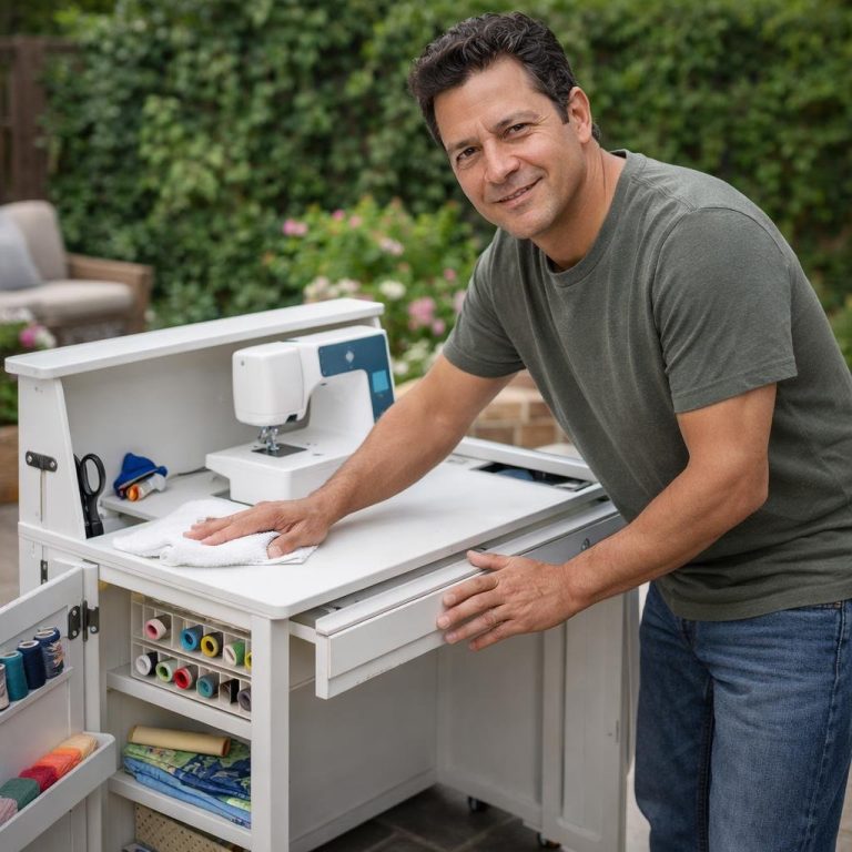 Foldaway Sewing Cabinet