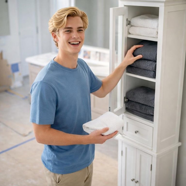 Linen Tower Cabinet