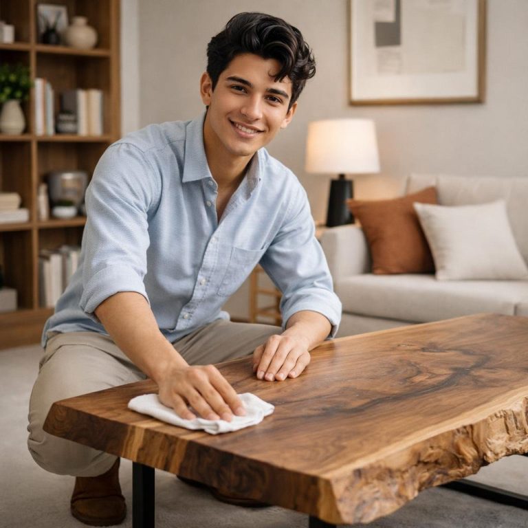 Live-Edge Wood Coffee Table