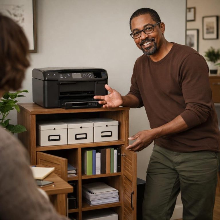 Printer Stand with Storage